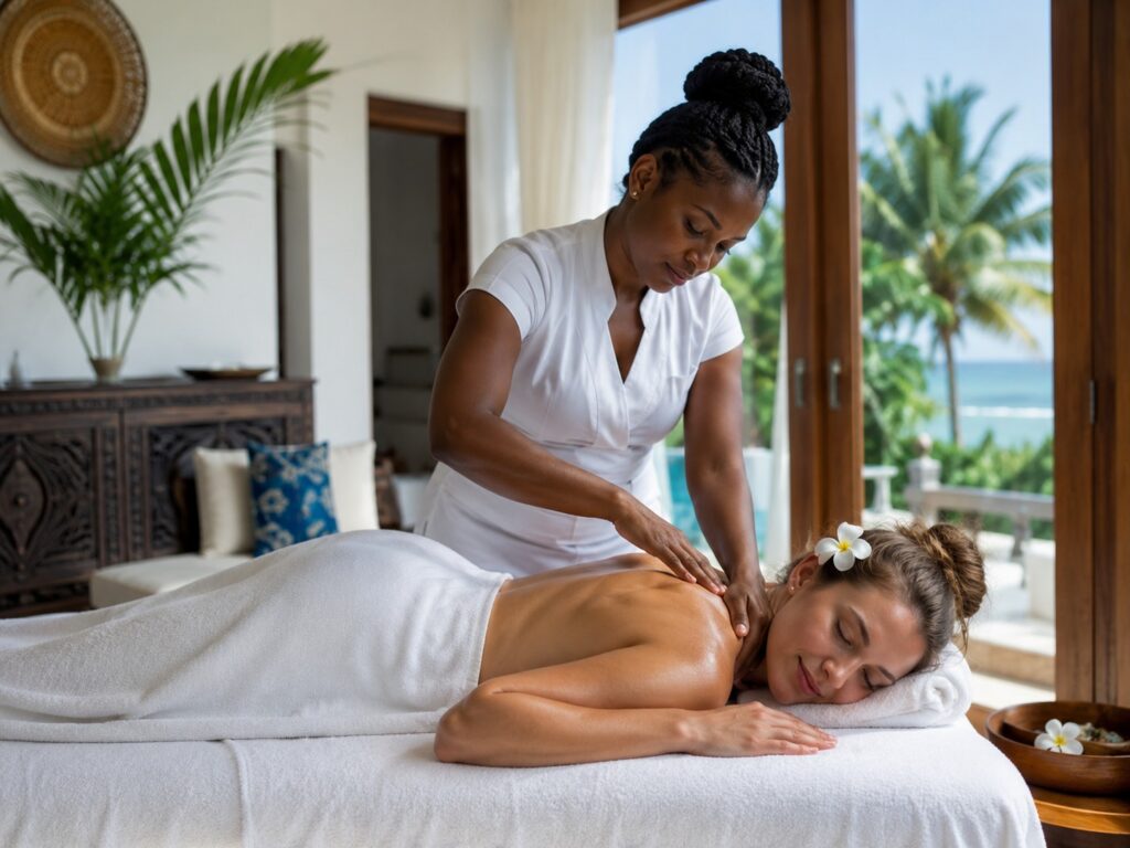 In-villa mobile massage in Zanzibar by Kijiji Spa